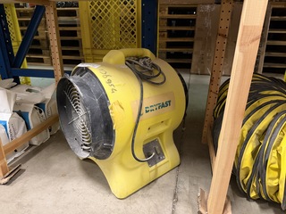 Stofafzuigset: ventilator met slang Dryfast